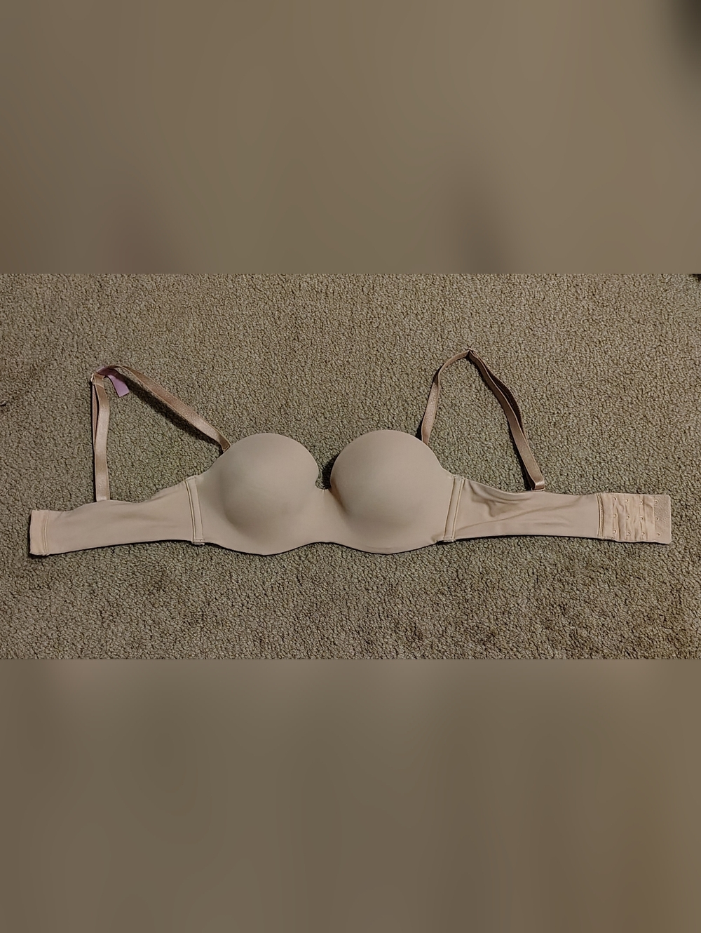 Ambrielle Nude Convertible Multiway Strapless Bra